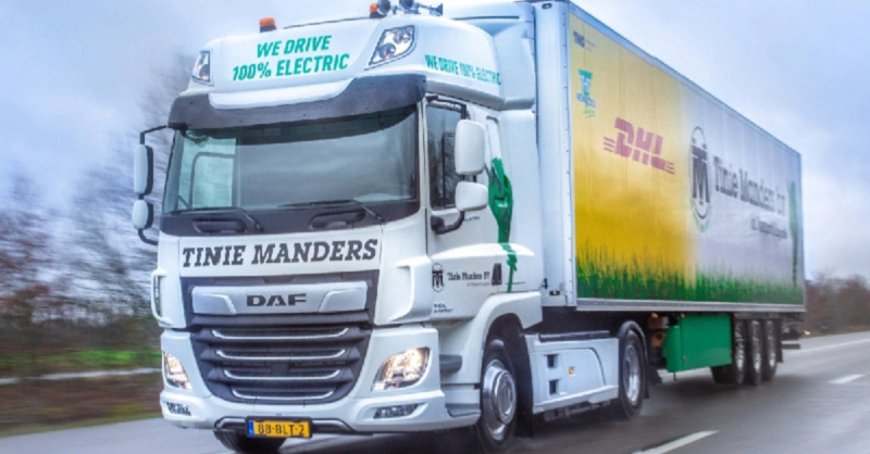 перевозка грузов электрическим грузовиком